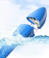 Повна маска L / XL для підводного плавання Free Easybreath з кріпленням для камери GoPro, панорамна маска для снорклінга, пірнання Easy Breath