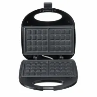  Електрична вафельниця Domotec MS-7705 з антипригарним покриттям для бельгійських вафель 1000w, Побутова бутербродниця сендвичница, Электровафельница
