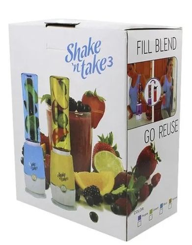 Портативний Блендер Shake n take MP-K 019 універсальний коктейль фреш-мікс, компактний шейкер 500 мл для приготування коктейлів і смузі від мережі