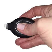 УМБ портативний зарядний пристрій для iPhone Power Pod Emergency Charge 800mAh брелок Power Bank роз'єм Lightning зовнішній акумулятор для телефону