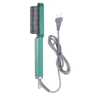 Електрична гребінець випрямляч Hair Straightener HQT-909, щітка з турмаліновим покриттям, Утюжок гребінець-випрямляч для укладання волосся