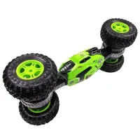 Трюкова машинка перевертиш Dance Monster RQ-2028 Green на радіокеруванні, всюдихід трансформер на пульті управління, Зелена