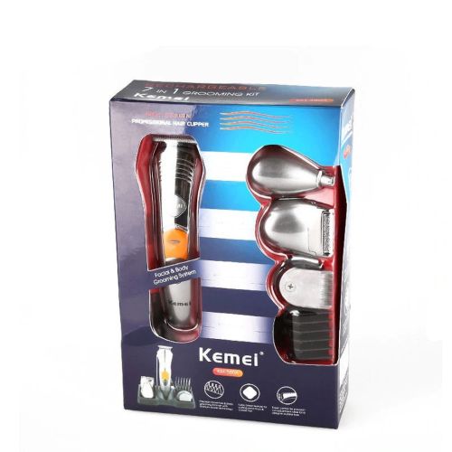 Аккумуляторная машинка для стрижки 7 в 1 волос и бороды Kemei KM-580A