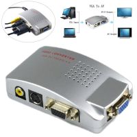 Універсальний конвертер VGA-RCA AV + S-Video TV converter з VGA на RCA для підключення від ПК до ТБ.