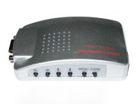 Універсальний конвертер VGA-RCA AV + S-Video TV converter з VGA на RCA для підключення від ПК до ТБ.