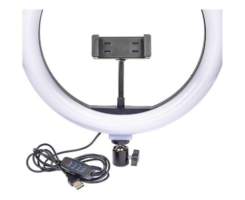 Кільцева USB LED лампа Ring Fill Light JY-360A 36 см 14 " без штатива Професійна студійна Світлодіодна CXB - 360 (теплий, нейтральний, холодний)