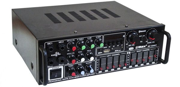 Інтегральний підсилювач потужності звуку UKC AV - 326BT 240W з Bluetooth і караоке