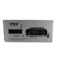 Інтегральний підсилювач потужності звуку UKC AV - 326BT 240W з Bluetooth і караоке