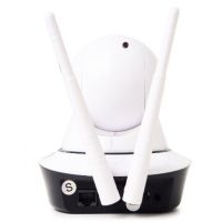 Бездротова поворотна WIFI IP камера відеоспостереження Icam Q5T White, біла з датчиком руху і нічним баченням Yoosee SMART PRO