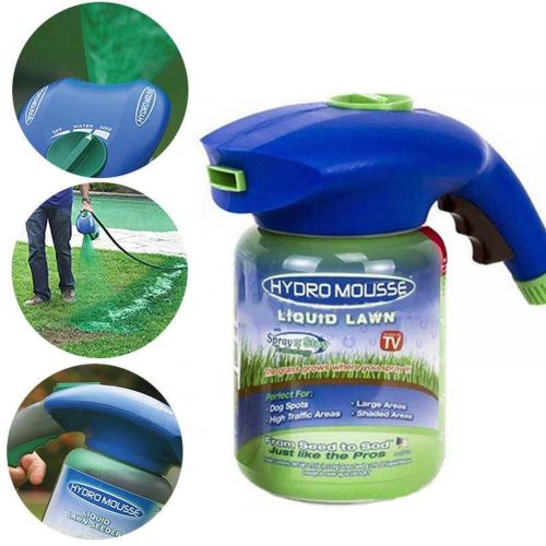 Рідкий газон Hydro Mousse Liquid Lawn 2 в 1 + Розпилювач для гідропосіву (Гідро маус)