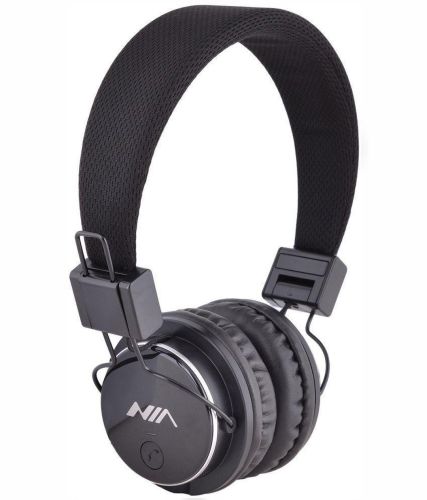 Беспроводные наушники bluetooth NIA Q8 microSD Black