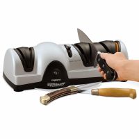 Велика подвійна электроточилка для кухонних ножів і ножиць Presto Eversharp Knife Sharpener від мережі 220V