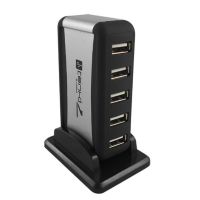 Вертикальний USB хаб HUB 2.0 Tomtop на 7 портів розгалужувач подовжувач від мережі