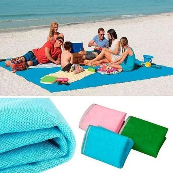 Пляжний килимок 200×200 - підстилка Антипісок Sand-free Mat пляжне покривало анти-пісок