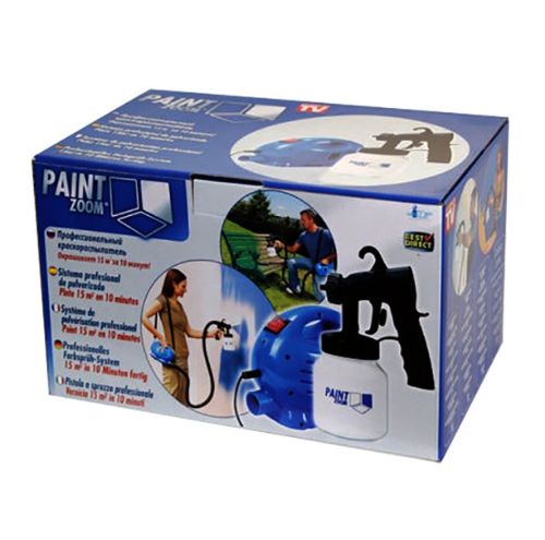 Електричний фарборозпилювач фарби Paint Zoom, ручний пульверизатор, розпилювач, TV краскопульт 3 ступеня розпилення Пейнт зум