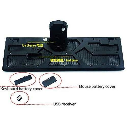 Комплект бездротова клавіатура і миша TJ-808 2.4 G Black