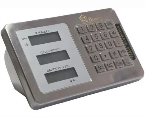 Электронные торговые весы Domotec до 350 кг 40х50, товарные платформа, базарные до 300кг со стойкой