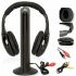 Навушники з мікрофоном бездротові 5 в 1 Mh2001 Black + FM радіо Wireless, mp3 pc tv,