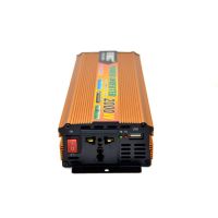 Автомобільний інвертор UKC 24V - 220V 2000W авто перетворювач напруги струму від прикурювача і акумулятора, зарядний з захистом від перегріву 2000Вт