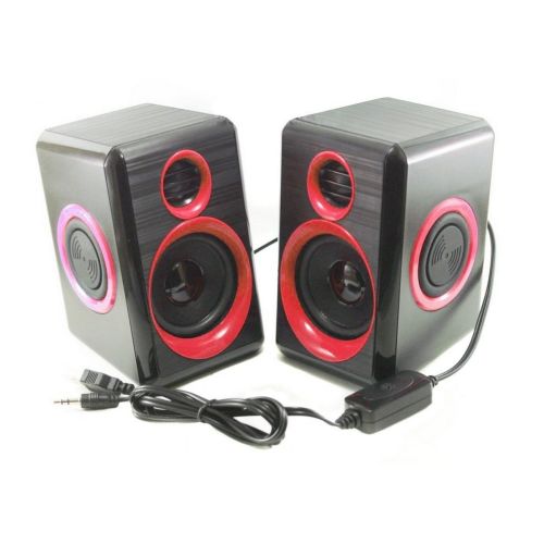 Колонки для ПК комп'ютера F & T FT - 165 Black, Red