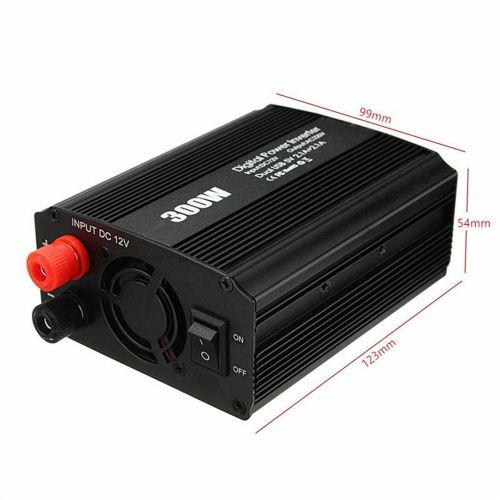 Перетворювач напруги інвертор 12-220V UKC AC/DC 300W SSK інвертор в коробці