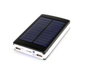 Портативний зарядний Power Bank Solar 90000 mAh C Led ліхтариком УМБ Metal Чорний На сонячній батареї Павербанк, зовнішній акумулятор, PowerBank 