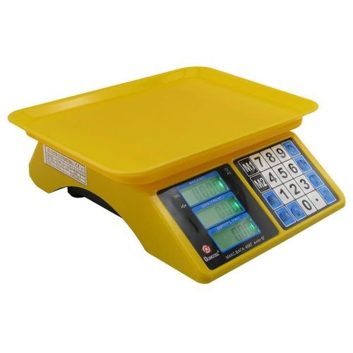 Торгові електронні ваги До 40 кг Domotec MS - 266 Пластик 40кг