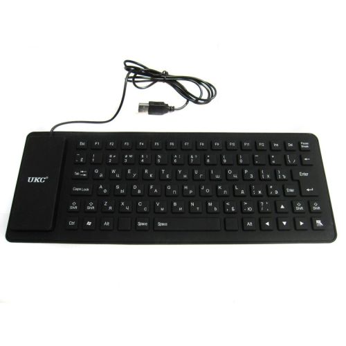 Клавіатура комп'ютерна USB силіконова KEYBOARD X3