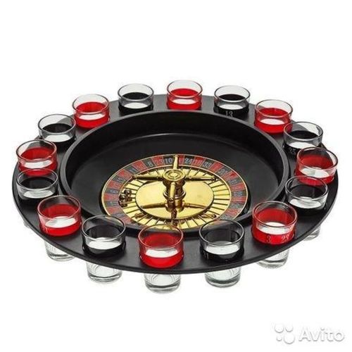Алкогольна рулетка зі стопками Drinking Roulette Set i3 - 90 алко рулетка на 16 чарок, Алкорулетка