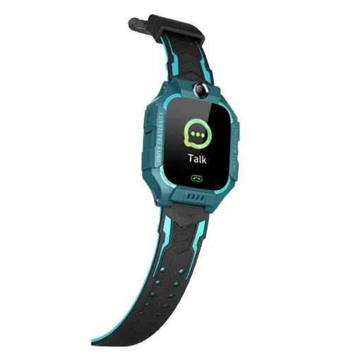 Наручні розумні дитячі смарт годинник Smart Watch X17 400 мА / год з сім-картою, GPS відеодзвінком і ліхтариком водонепроникні IP67 для дітей Зелений