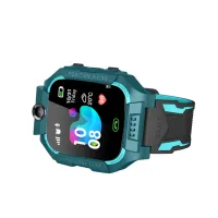 Наручні розумні дитячі смарт годинник Smart Watch X17 400 мА / год з сім-картою, GPS відеодзвінком і ліхтариком водонепроникні IP67 для дітей Зелений