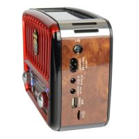 Портативный радио приемник - MP3 колонка Golon RX-456S Solar с солнечной панелью