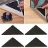 Набір тримачів для килимів 4 шт Ruggies Amazing Reusable Rug Grippers кутові Липучки-фіксатори для килимів