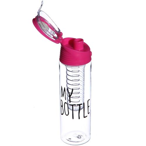 Бутылка для напитков My Bottle 6009-700 с колбой под фрукты, цвета в ассортименте