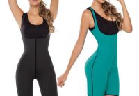 Неопреновий стягуючий костюм Body Shaper для схуднення, Комбензон для занять спортом з ефектом сауни