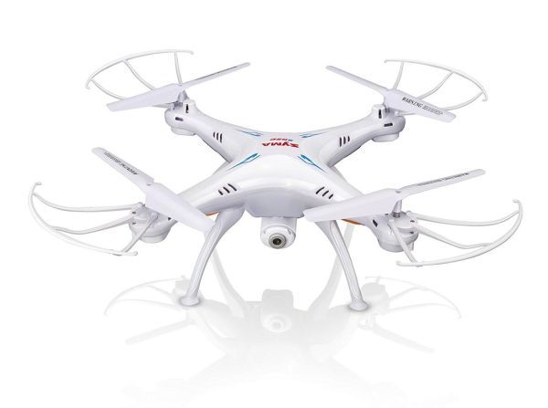 Радіокерований квадрокоптер Syma X5SW - 1 Black, White HD + FPV з HD WI-FI камерою на пульті управління
