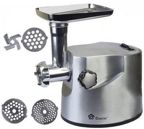 Электрическая мясорубка с соковыжималкой Domotec MS-2021 3000W в металическом корпусе