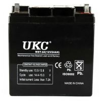 Універсальний акумулятор UKC 12V 24AH WST-24 (акумуляторна батарея 12В 24аг)