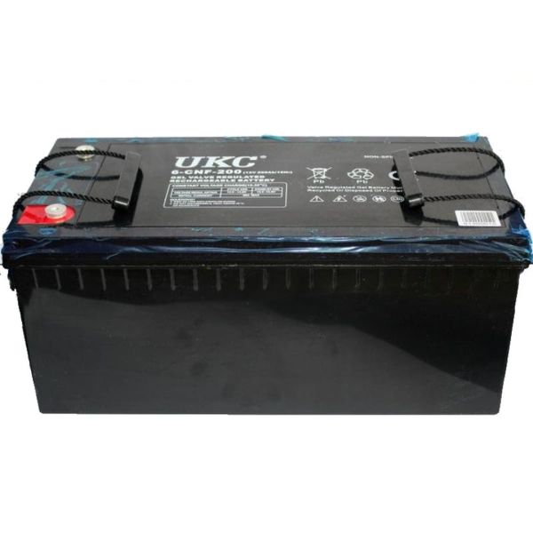 Універсальний гелевий акумулятор GEL UKC 6-CNF-200 12V 200Ah (акумуляторна батарея 12В 200Ач)