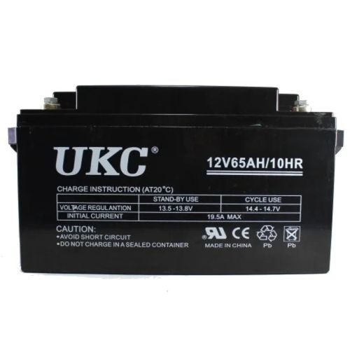 Универсальный гелевый аккумулятор GEL UKC 6-CNF-65 12V 65Ah (Аккумуляторная батарея 12В 65Ач)