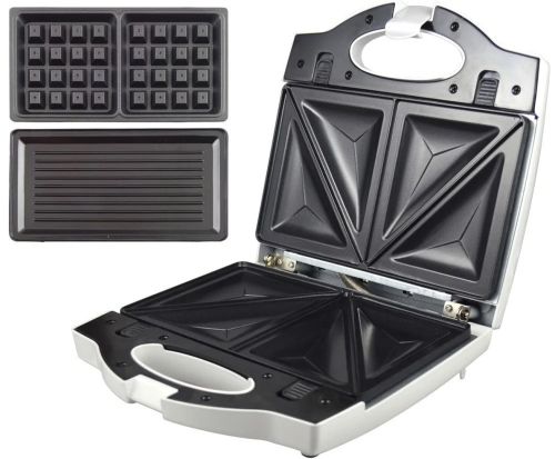 Сендвичница 3 в 1 Wimpex WX-1057 750W Бутербродница вафельница