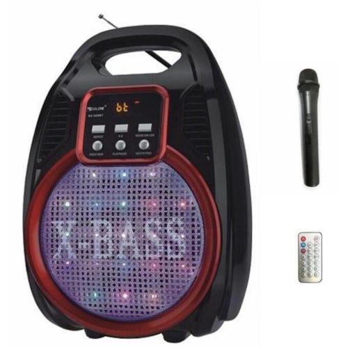 Бездротова Bluetooth колонка X - Bass Golon RX-820BT зі світломузикою і мікрофоном