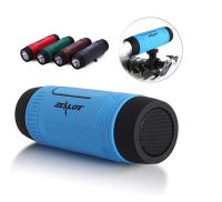 Велосипедная водонепроницаемая bluetooth колонка с фонариком Zealot S1 креплением на руль с power bank