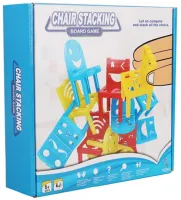 Настільна розвиваюча гра Chair Stacking Стільці балансири 36 стільців, гра вежа дженга балансуючі стільці для розвитку дрібної моторики від 6 років