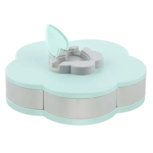 Обертається складна одноярусна цукерниця Flower Candy Box, Манежниця для цукерок і фруктів з підставкою під телефон, Тарілка для закусок 5 відсіків