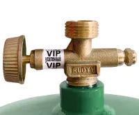 Туристична газовий балон Golden Lion Rudyy CK-630 5 літрів 2кг без пальника, побутової балон 2.5 кВт Пропан з ручкою GL - 2 PK - 630 для дому Зелений