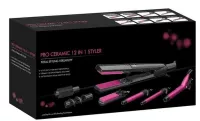 Мультистайлер для укладки волос Umate pro Ceramic 12 In 1 Styler, Выпрямитель утюжок плойка для завивки и выпрямления волос со сменными насадками