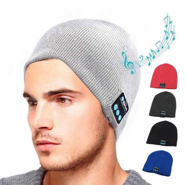 Портативна колонка Шапка з Bluetooth навушниками SPS Hat BT