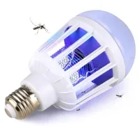 Світлодіодна лампа знищувач комарів і мошок 2 в 1 ZappLight, електрична лампа приманка для комах, Протимоскітна лампа пастка