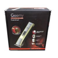 Бездротова акумуляторна машинка GEMEI GM-657 3W для стрижки волосся, акумуляторний тример бритва для окантовки бороди і вусів Gemmy Золотистий
